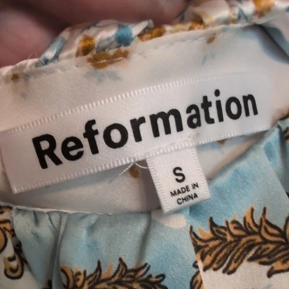 Anthropology Silk 100% Silk Reformation Aribella Camisole Midi Dress - Picture 2 of 15